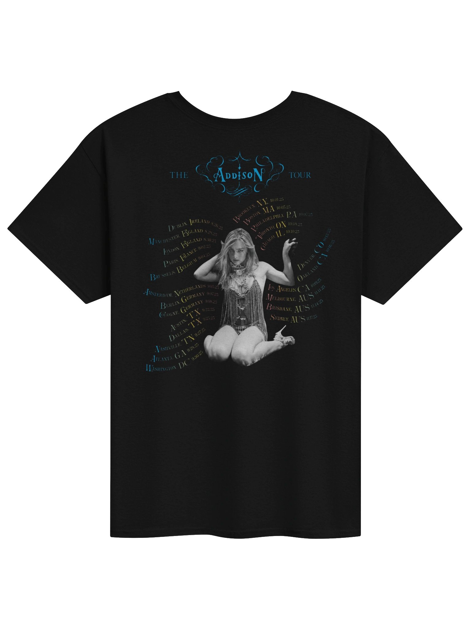 The Addison Tour 2026 Merch Tshirt product image (2)