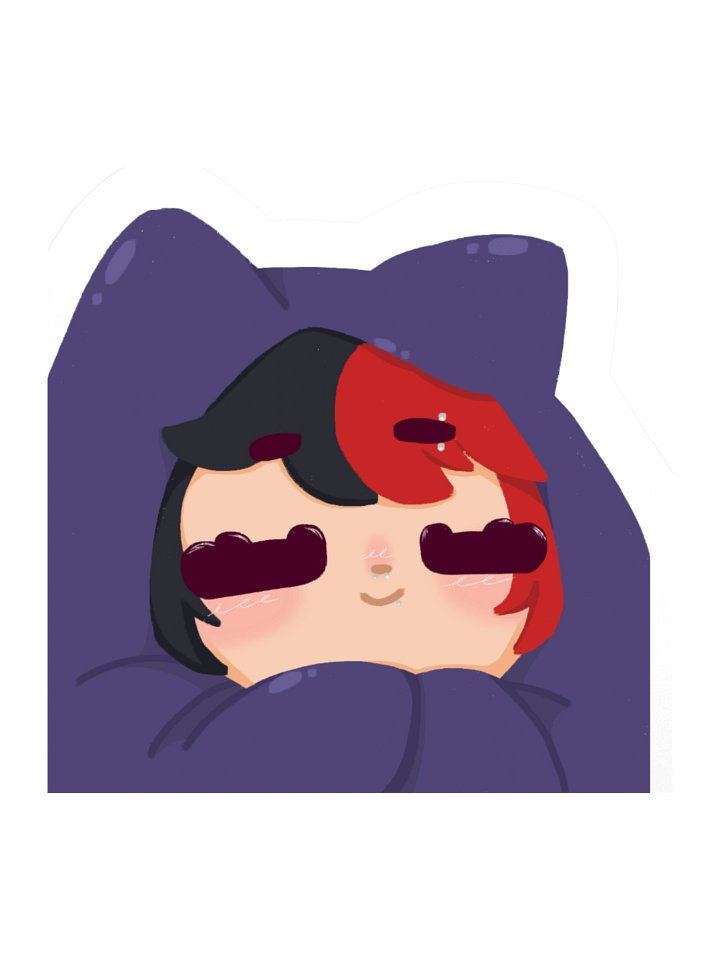 Comfy kitty sticker product image (1)