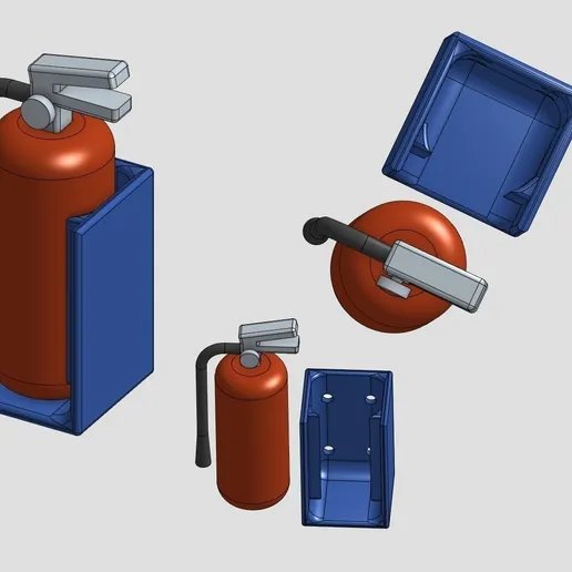 1/24 1/18 1/10 RC Fire Extinguisher product image (4)
