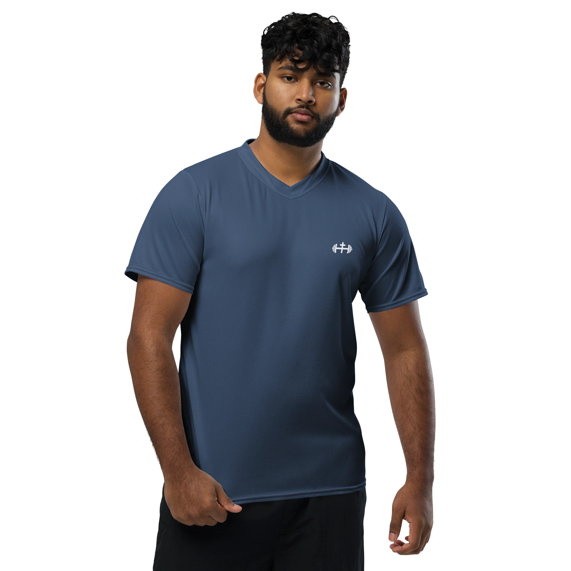 His House Mens Performance V-Neck T-Shirt - Merlot product image (1)
