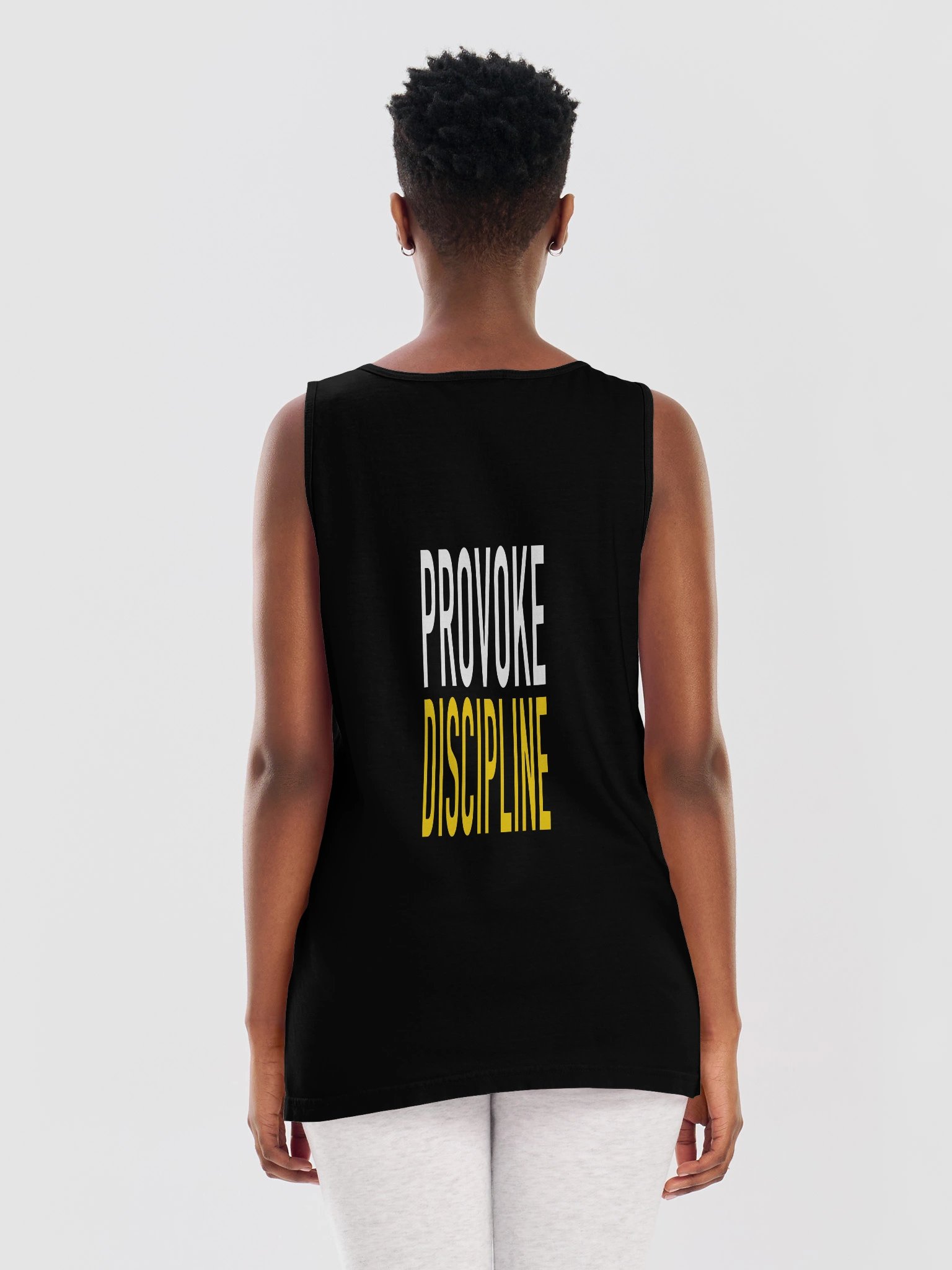 PROVOKÄHAUS Provoke Success Tank — Black & Yellow product image (15)