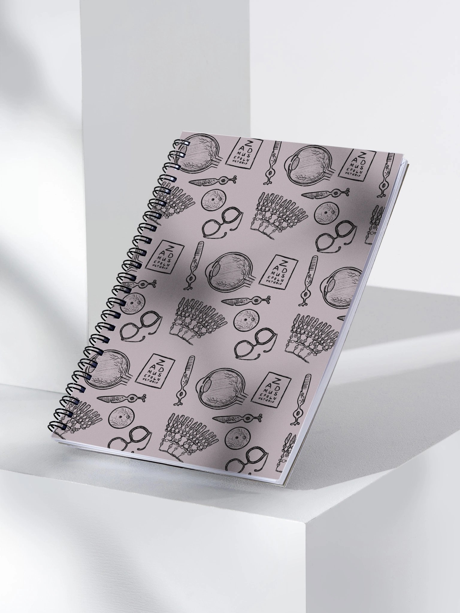 Ophthalmology Sketches Spiral Notebook product image (3)