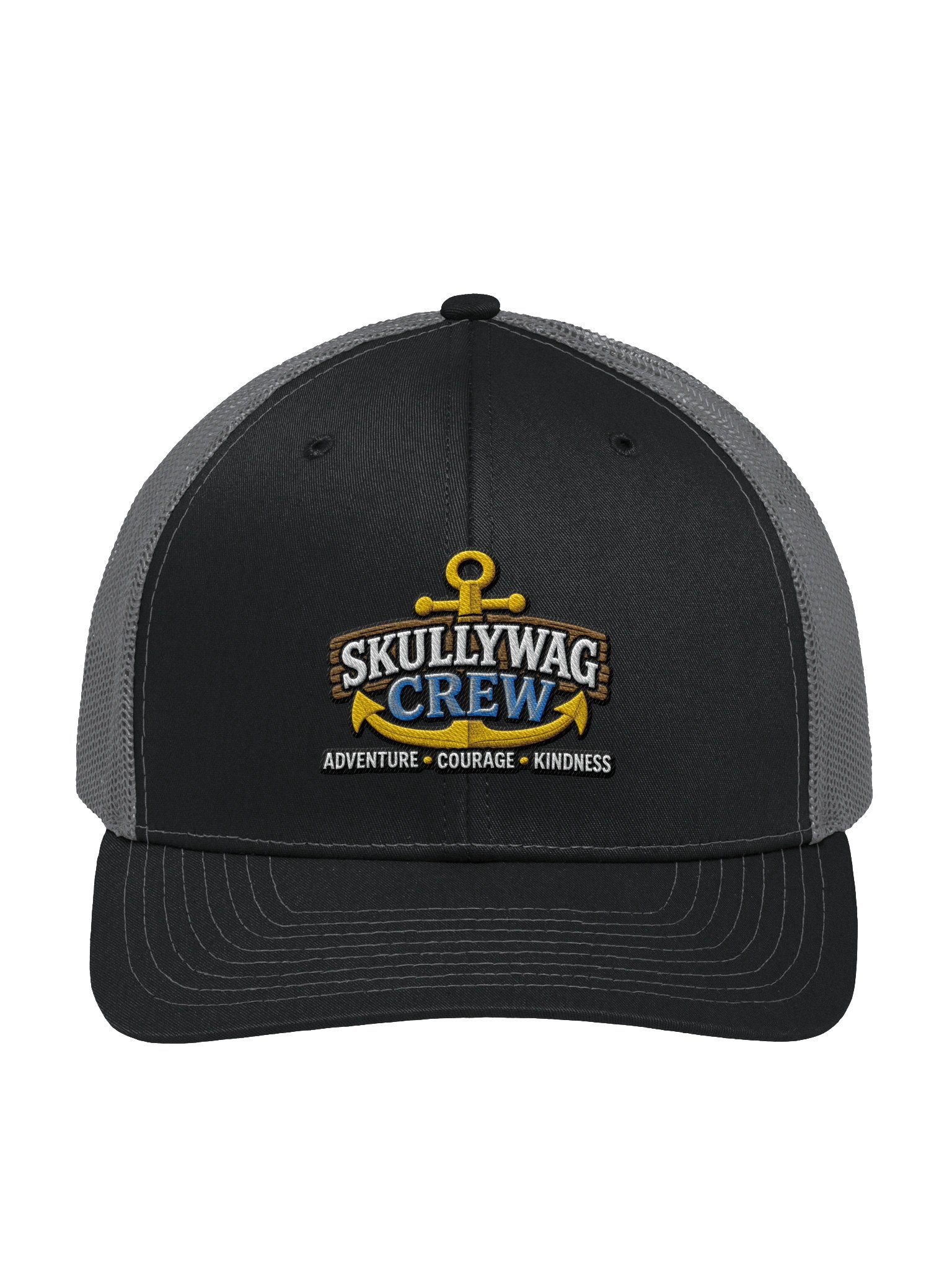 Captain Skully Anchor Crew Trucker Cap product image (1)