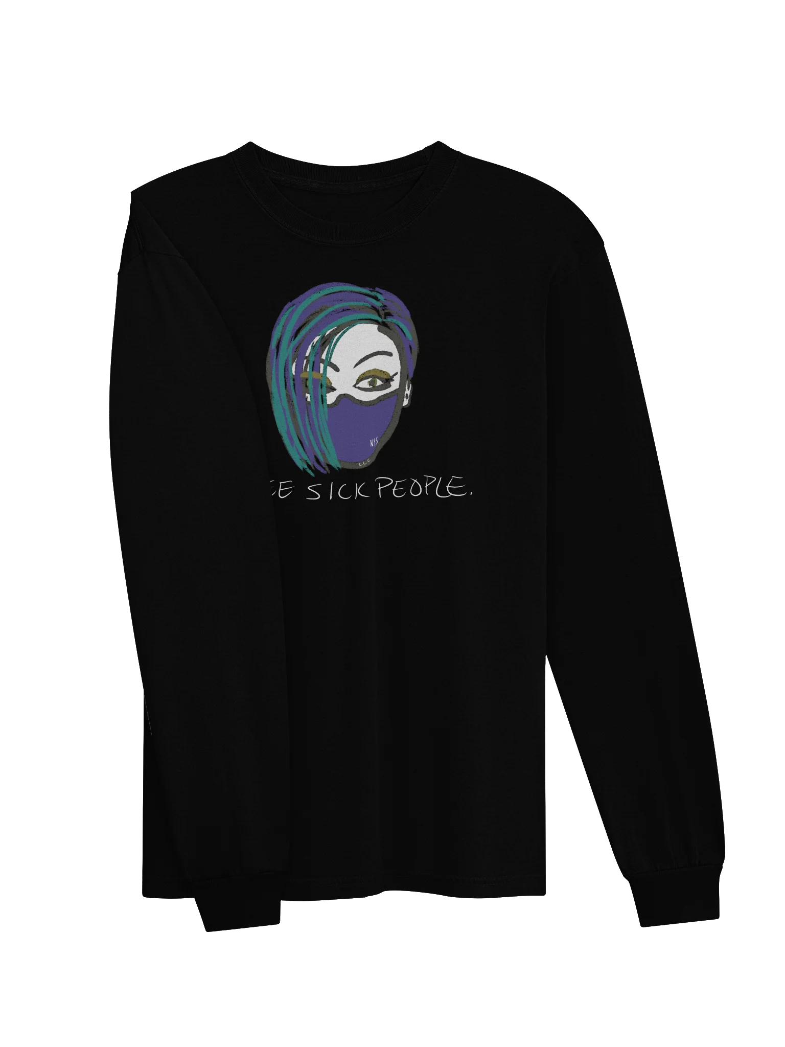 I See Sick People long sleeve tee product image (17)