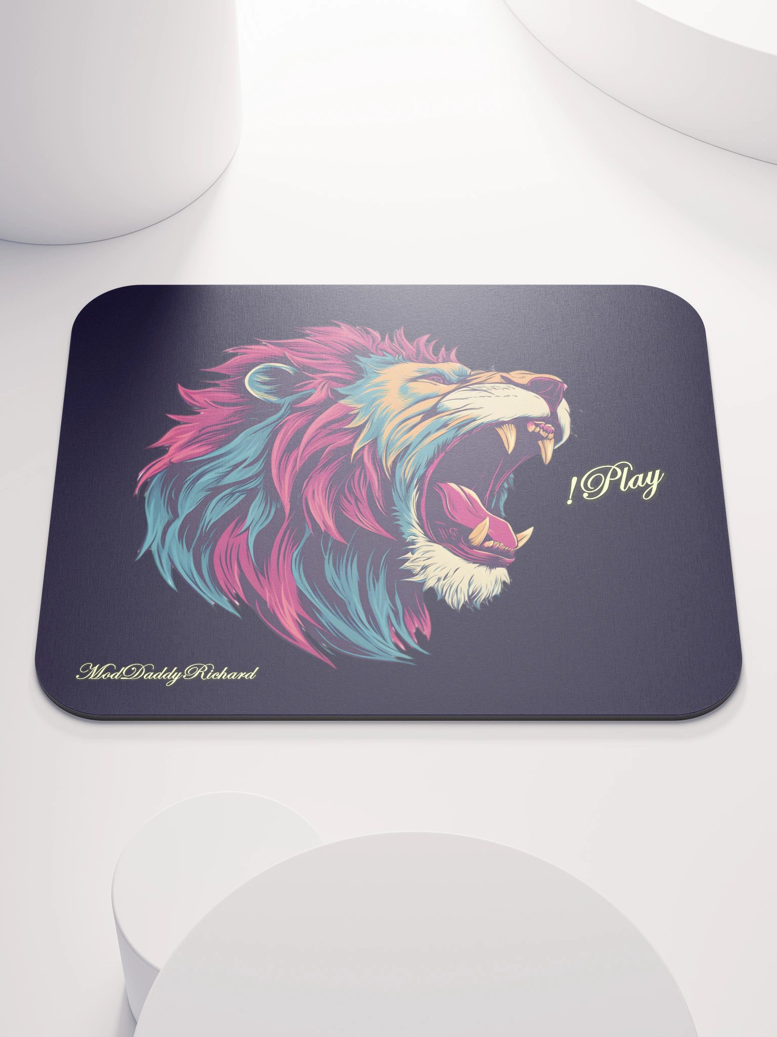 Lion's Play Mouse Mat product image (1)