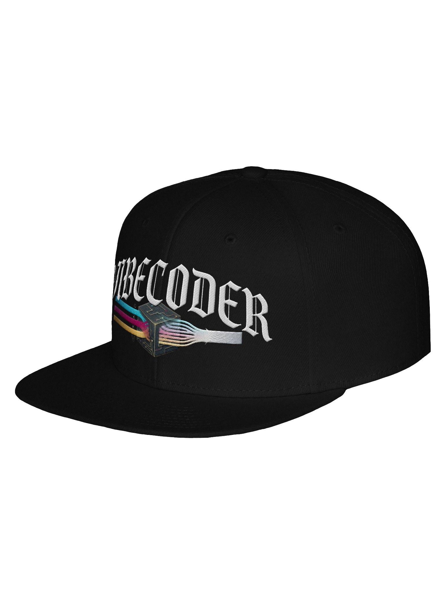 vibecoder snap back hat product image (2)