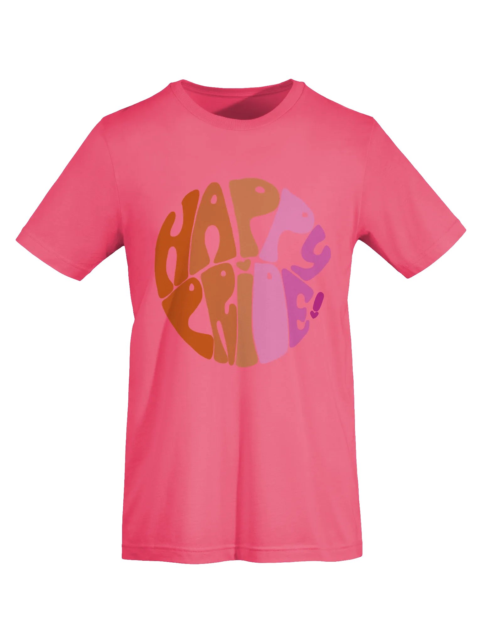 Lesbian Happy Pride big print tee product image (7)