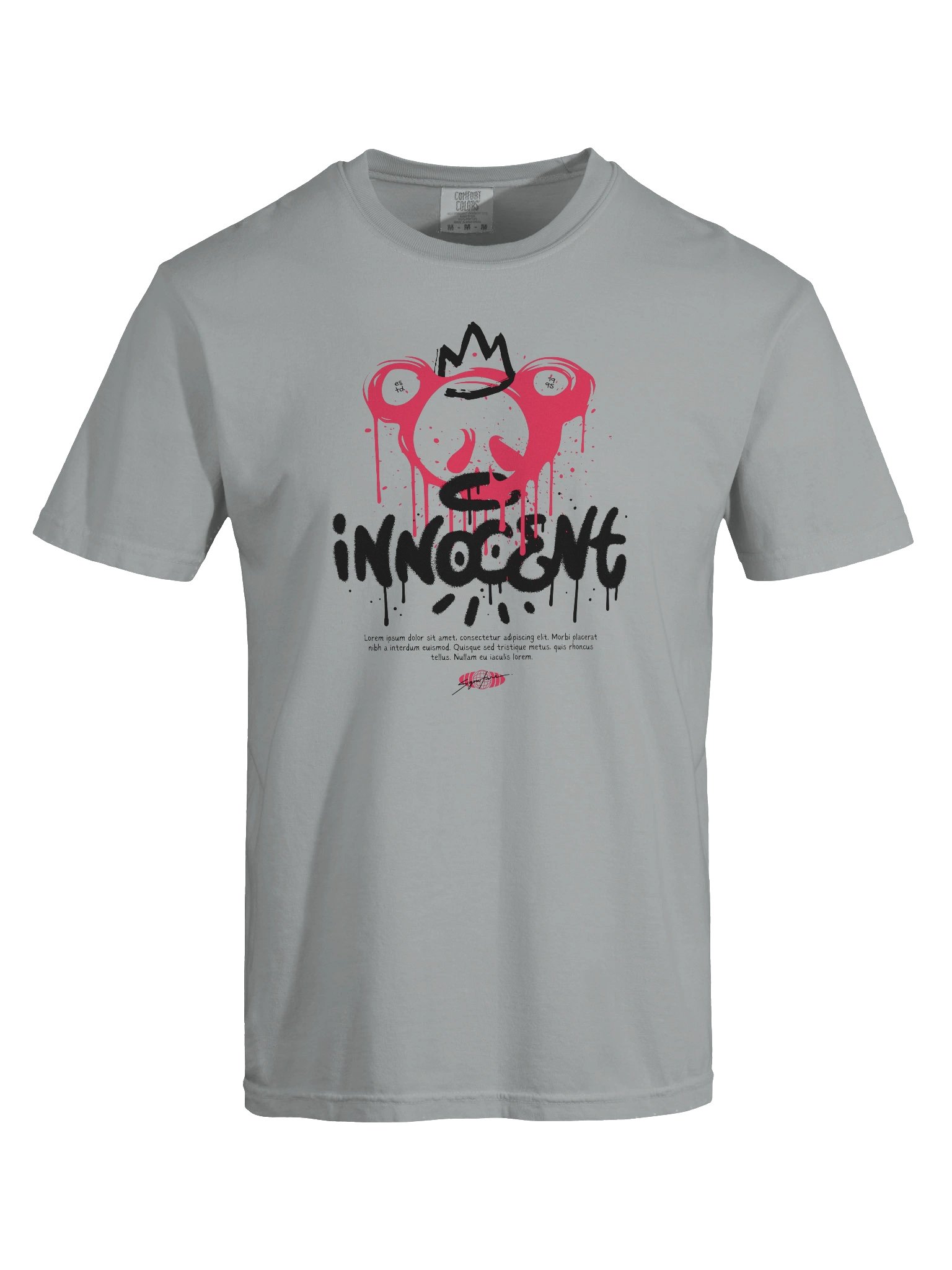 Pink Drip Abstract T-Shirt product image (27)