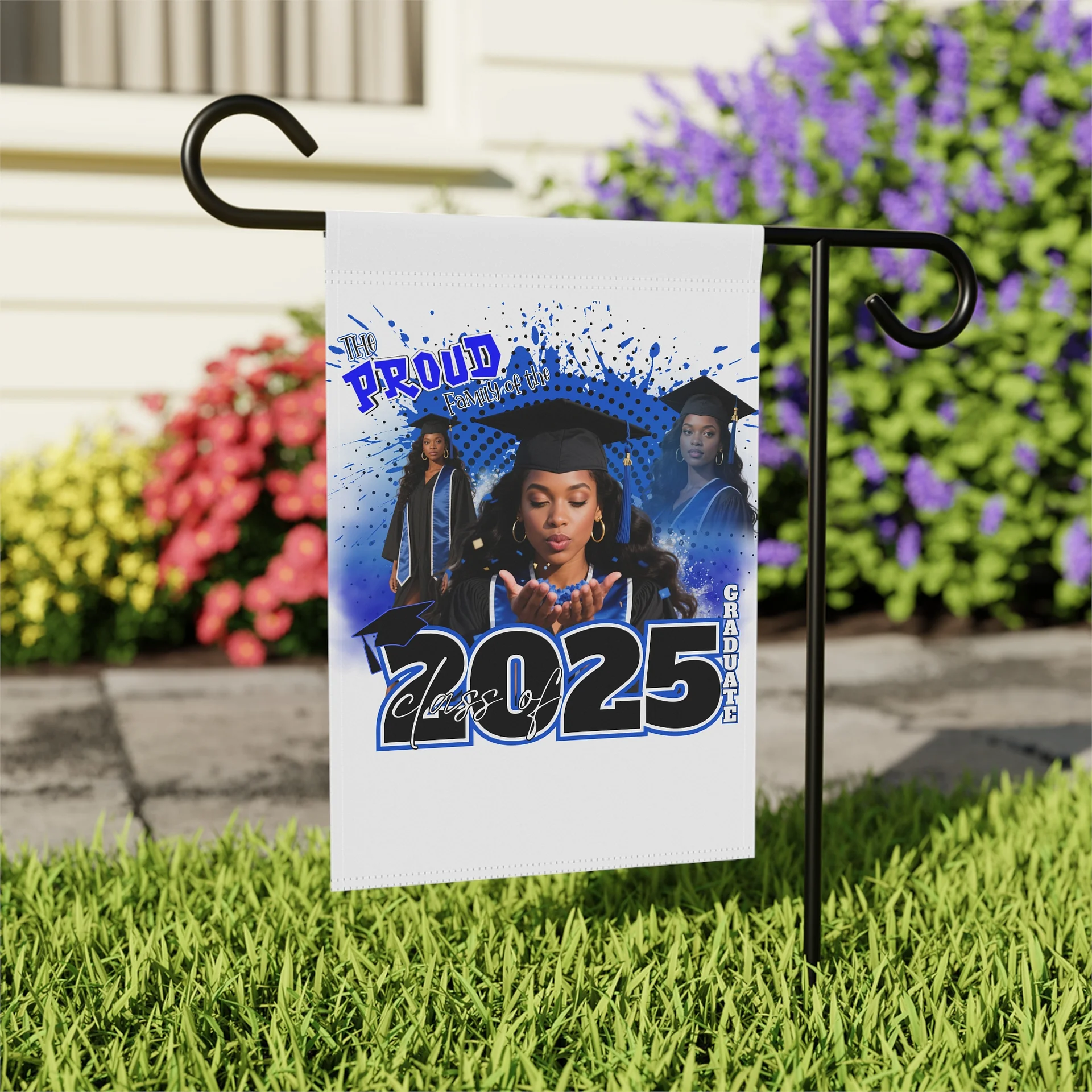 Editable Graduation Canva Template 2025 – Class of 2025 Photo Collage for T-Shirt, Yard Flag, Banner & Party Decor – Custom Graduation Design product image (3)