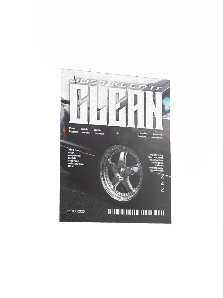 Just Keep It Clean - Concept Cover Print product image (1)