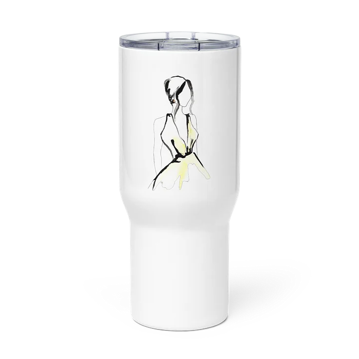 Elegant Fashion Illustration Travel Mug product image (3)