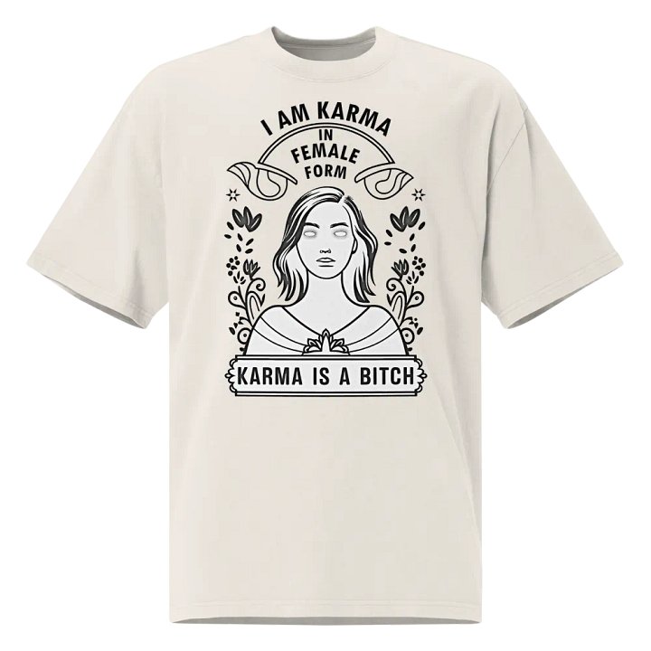 Karma Vision Oversized Tee product image (3)