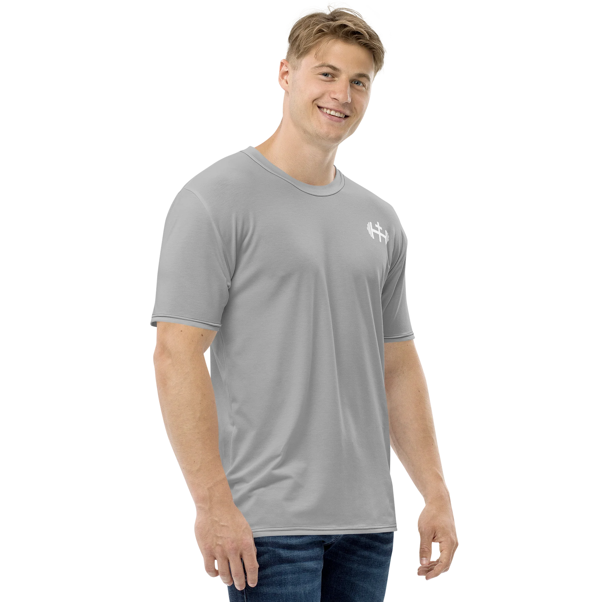 His House Mens Performance T-Shirt - Silver product image (4)