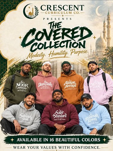 THE COVERED COLLECTION FOR HIM HAS ARRIVED 🌙✨

Wear your values. Represent your faith. Walk with purpose. 🤍

Introducing The ...