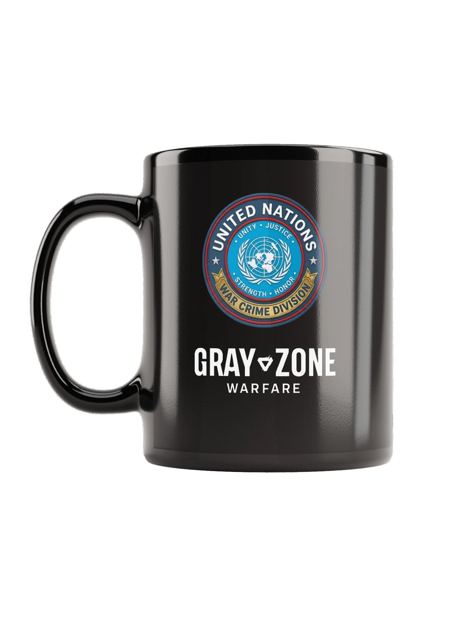 UNWCD/MSS Black Mug - White GZW product image (1)