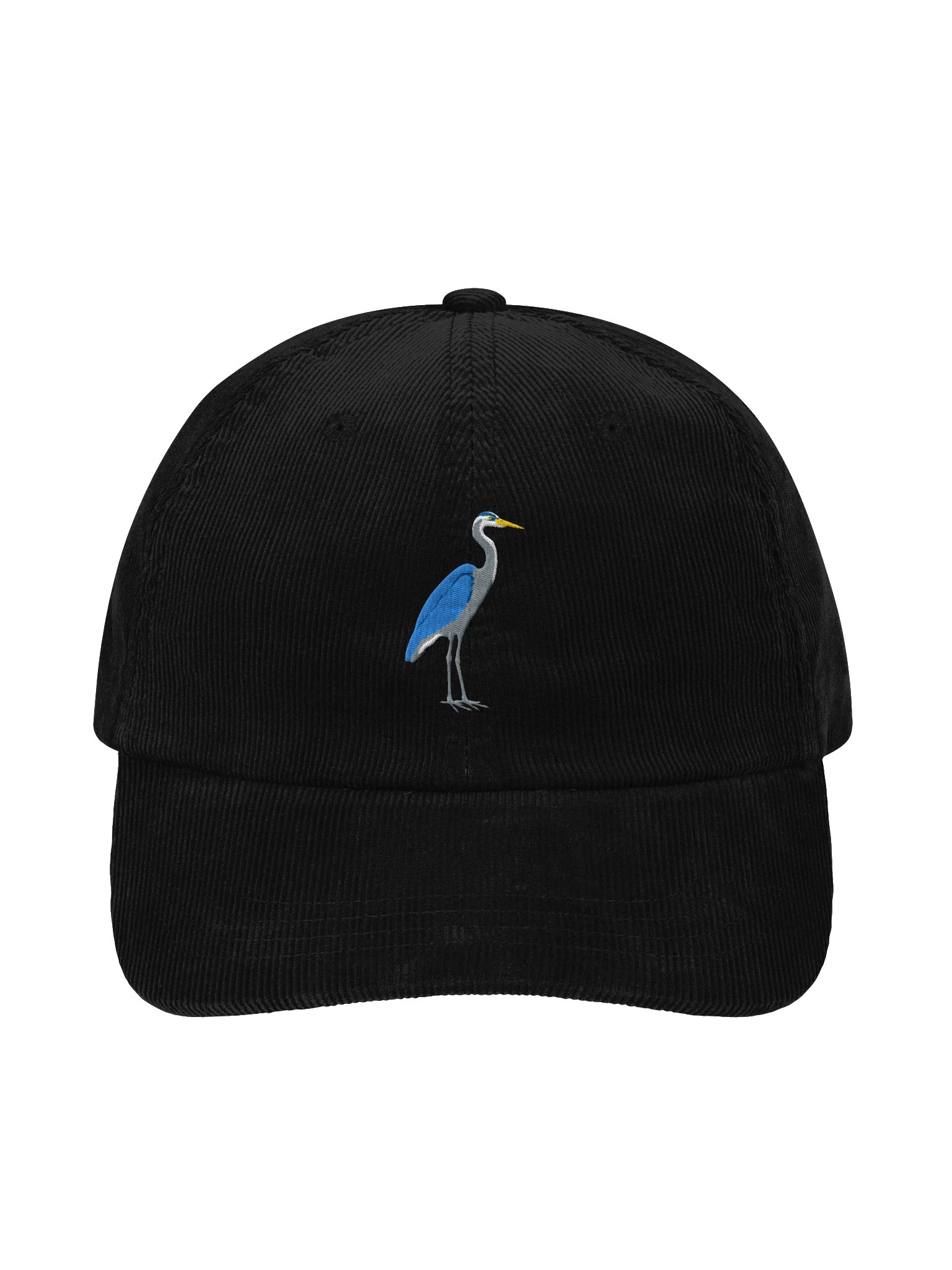 Great Blue Heron Embroidered Corduroy Hat product image (4)