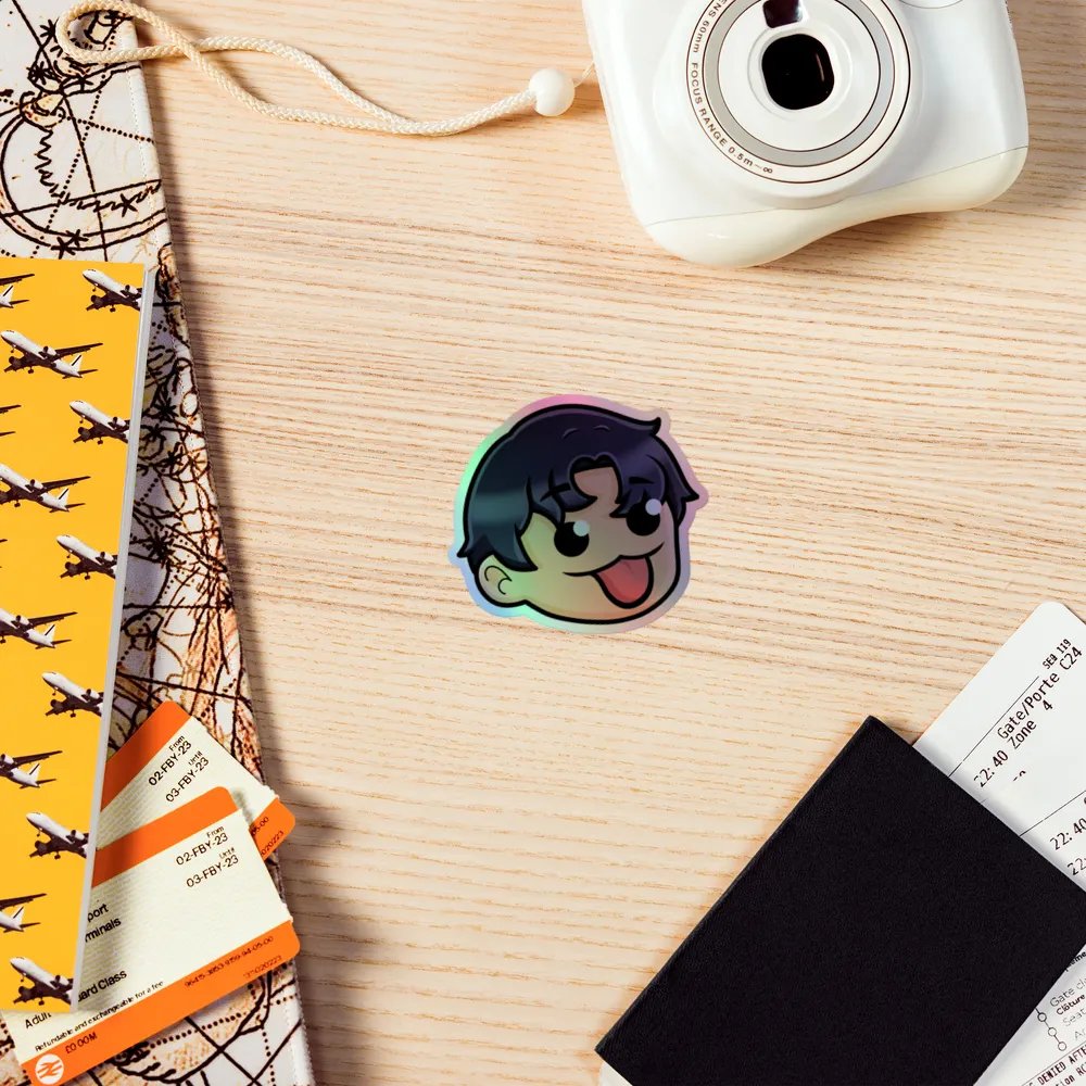 Blep Holographic Sticker product image (7)