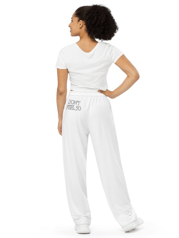 DONT FEEL 50 Pure Bliss RELAXED FIT WIDE LEG PANTS UNISEX product image (4)