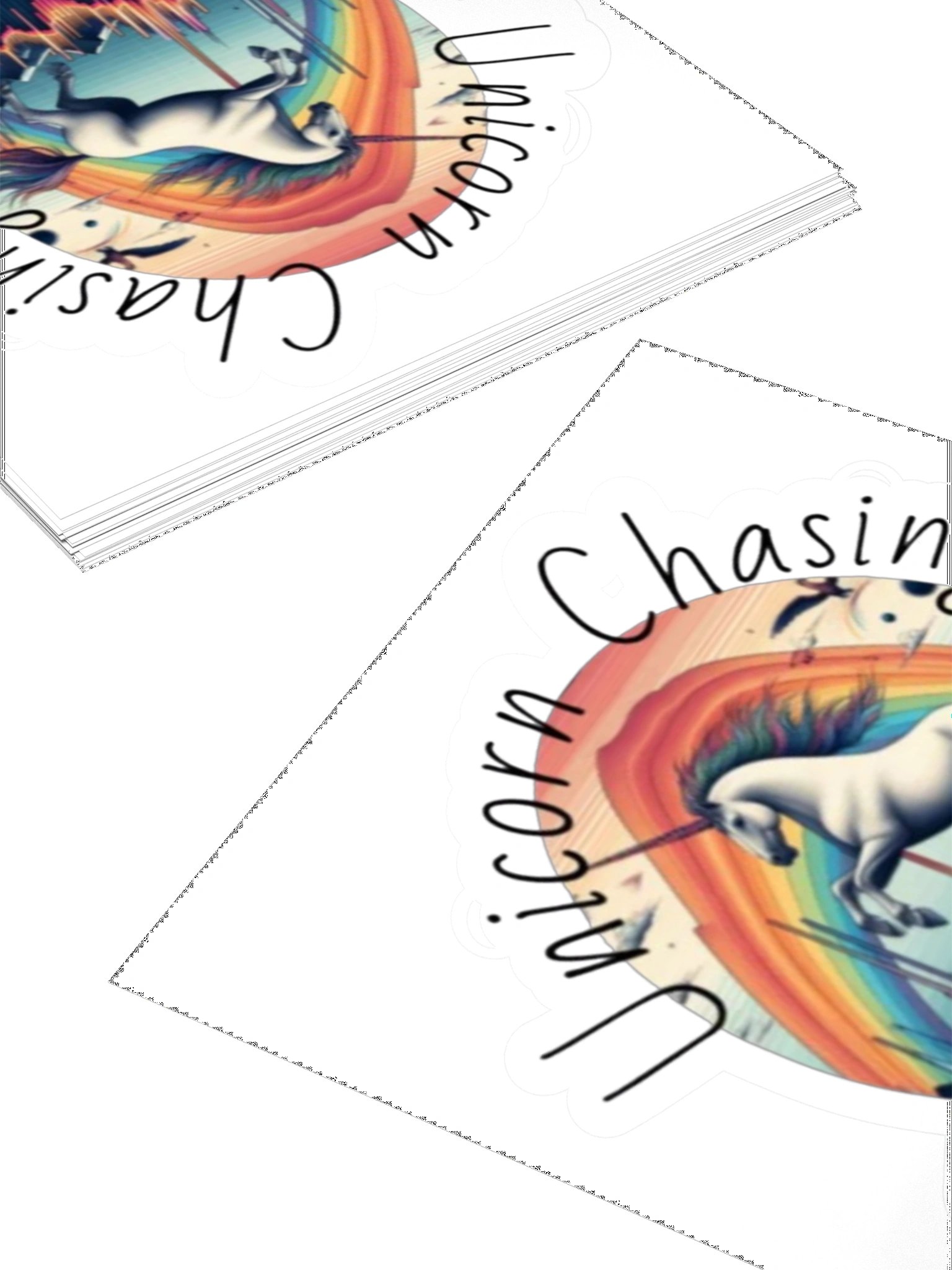 Unicorn Chasing Resonance Club 70s - Sticker product image (4)