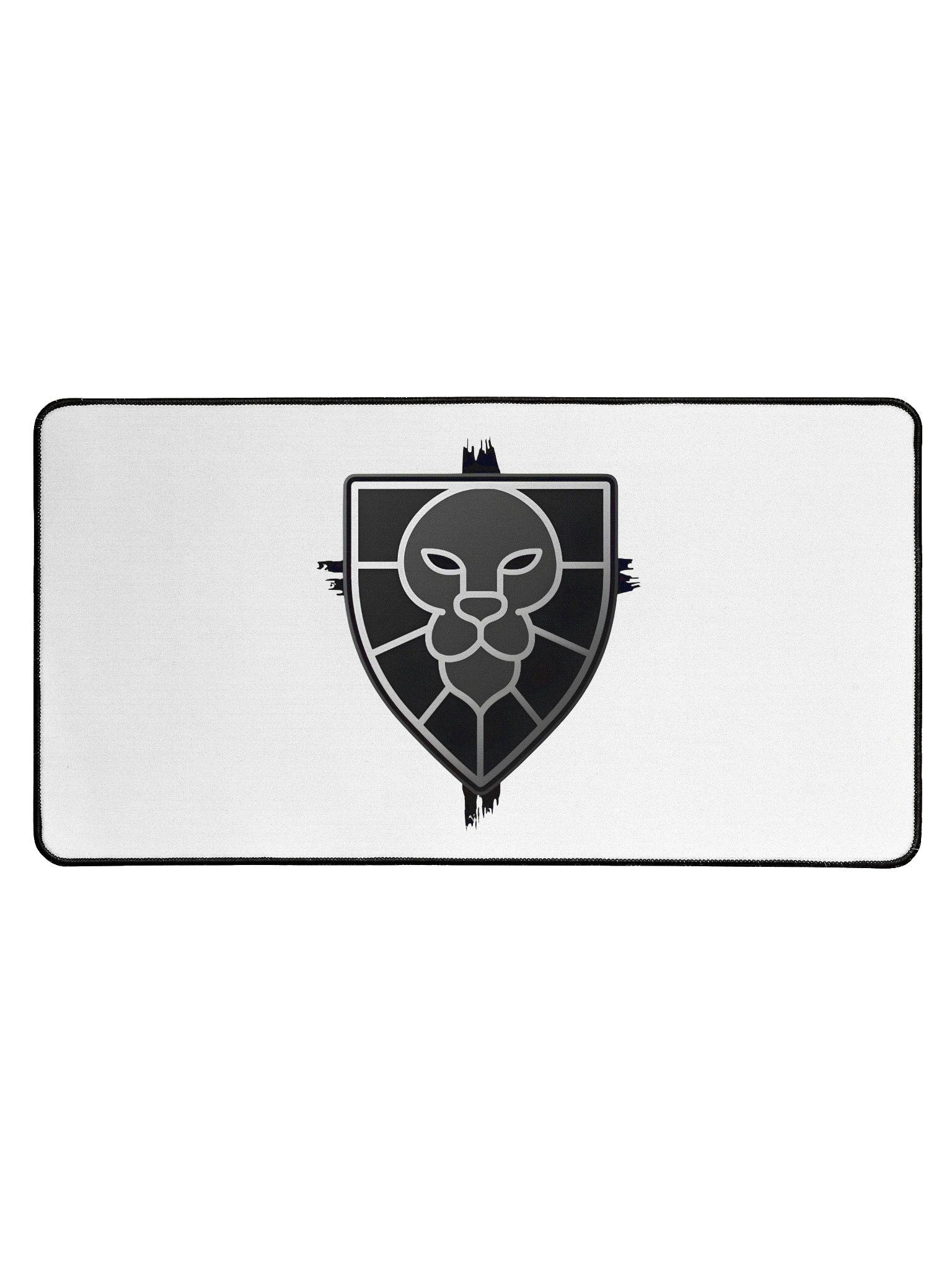 Lion Shield Large Desk Mat (White) product image (1)