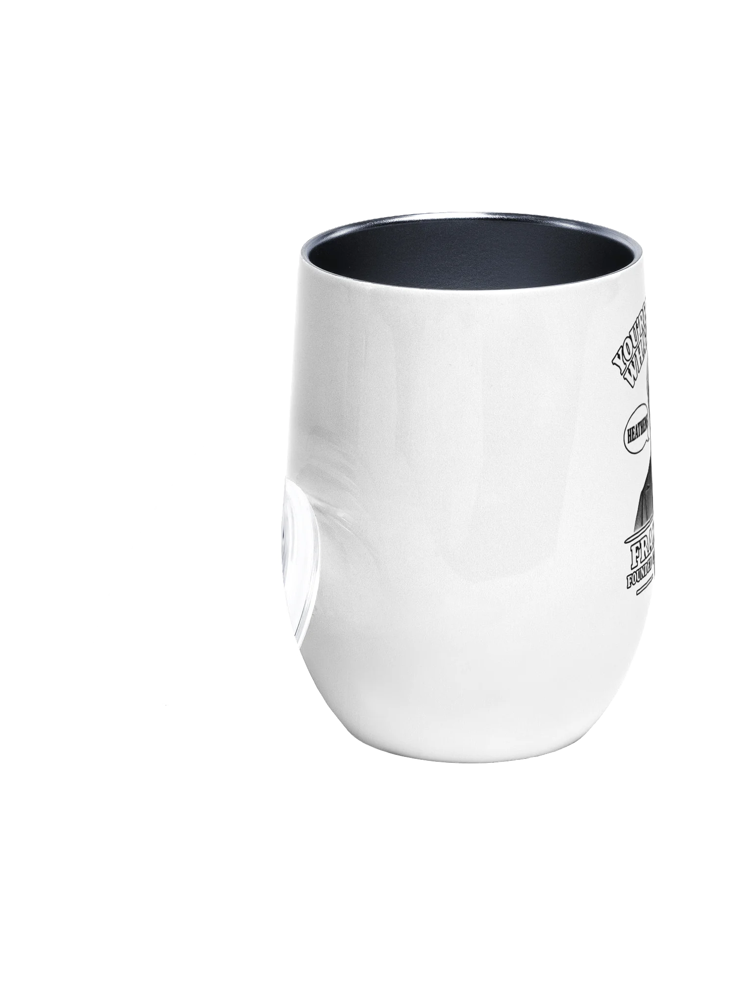 "You're Drinking What In Cary?" 12 oz. Wine Tumbler product image (2)