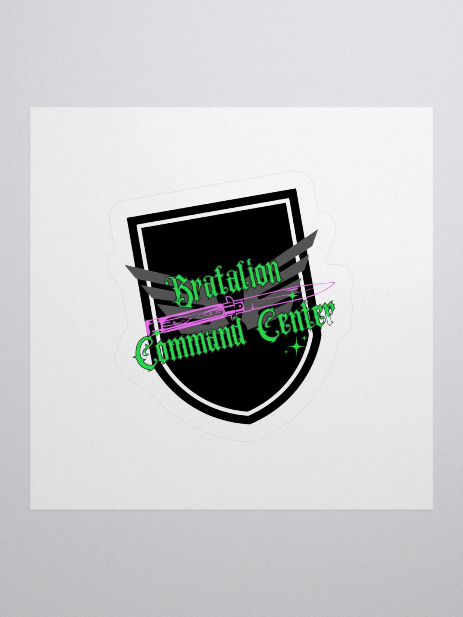 Bratalion Command Center Sticker product image (1)