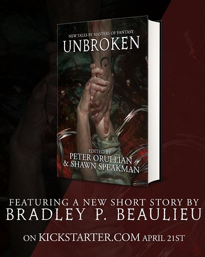 Attention all fantasy fans! The Unbroken anthology launches tomorrow! The anthology benefits fantastic fellow and excellent w...