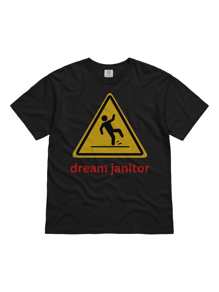 dream janitor caution tee product image (1)