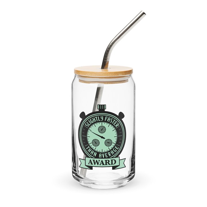 Slightly Faster Award Glass Cup product image (1)