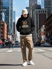 Leopard Mentality Minimalist Logo Graphic Streetwear Hoodie product image (3)