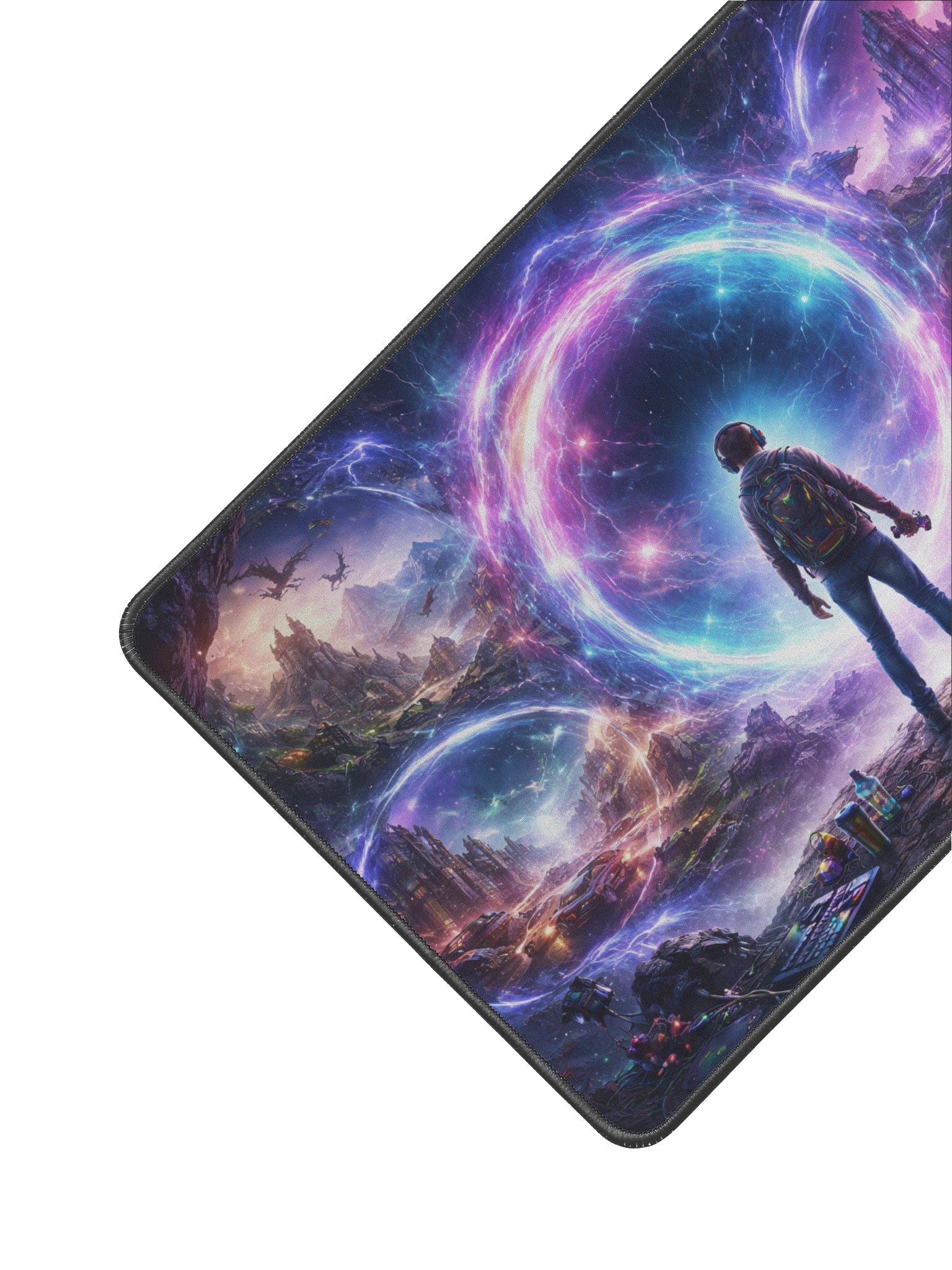 Luminous Portal Desk Mat 12x18 product image (2)
