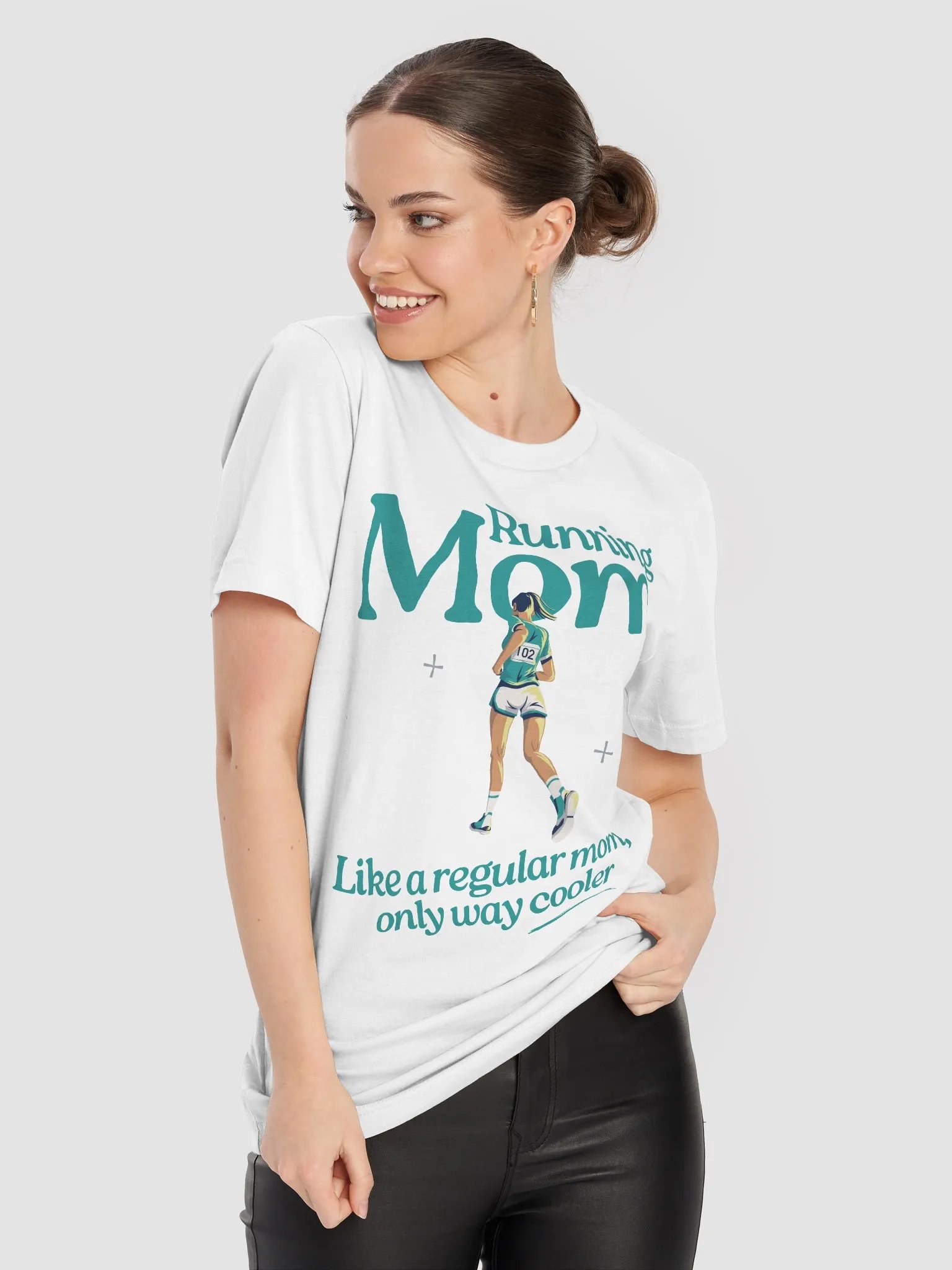 Cool Running Mom Tee product image (45)