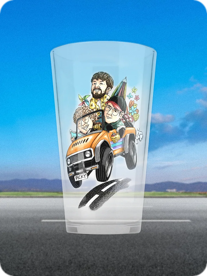 Summer Drive Pint Glass product image (1)
