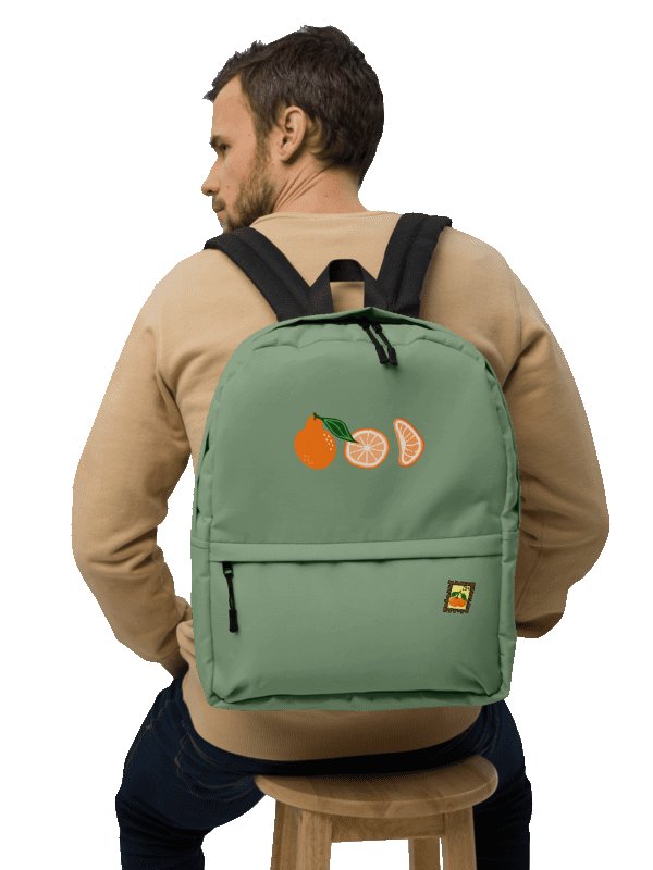 Oranges Canvas Backpack product image (4)