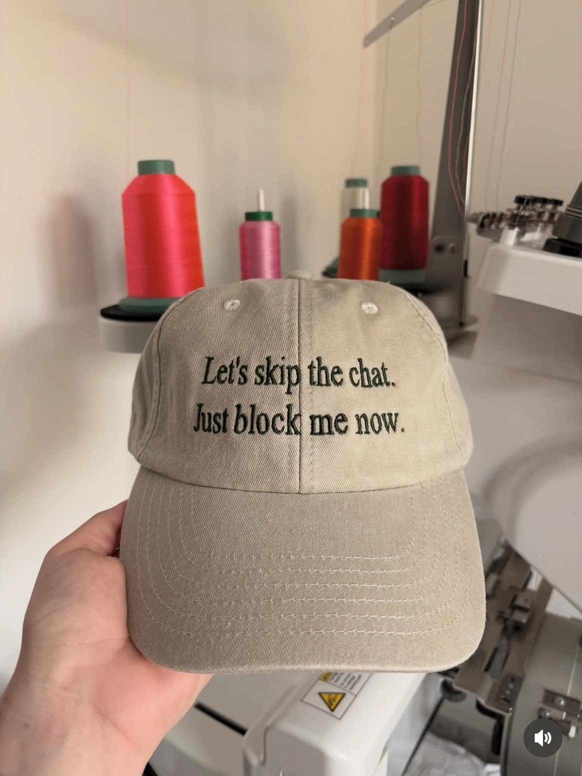 Let’s Skip the Chat Embroidered Dad Hat – Funny Sarcastic Cap product image (25)