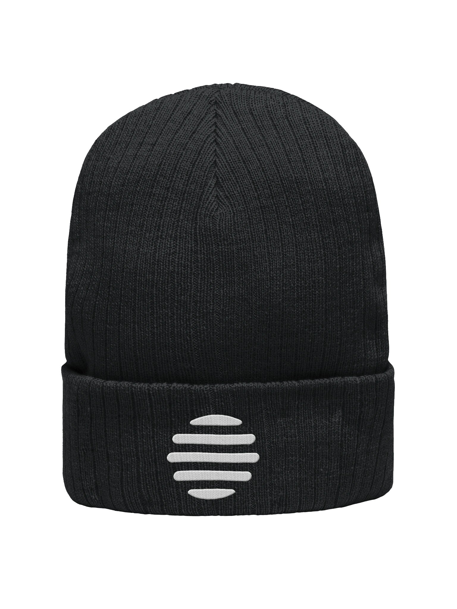 Tiptap Mark (Embroidered) Rib Knit Beanie product image (1)