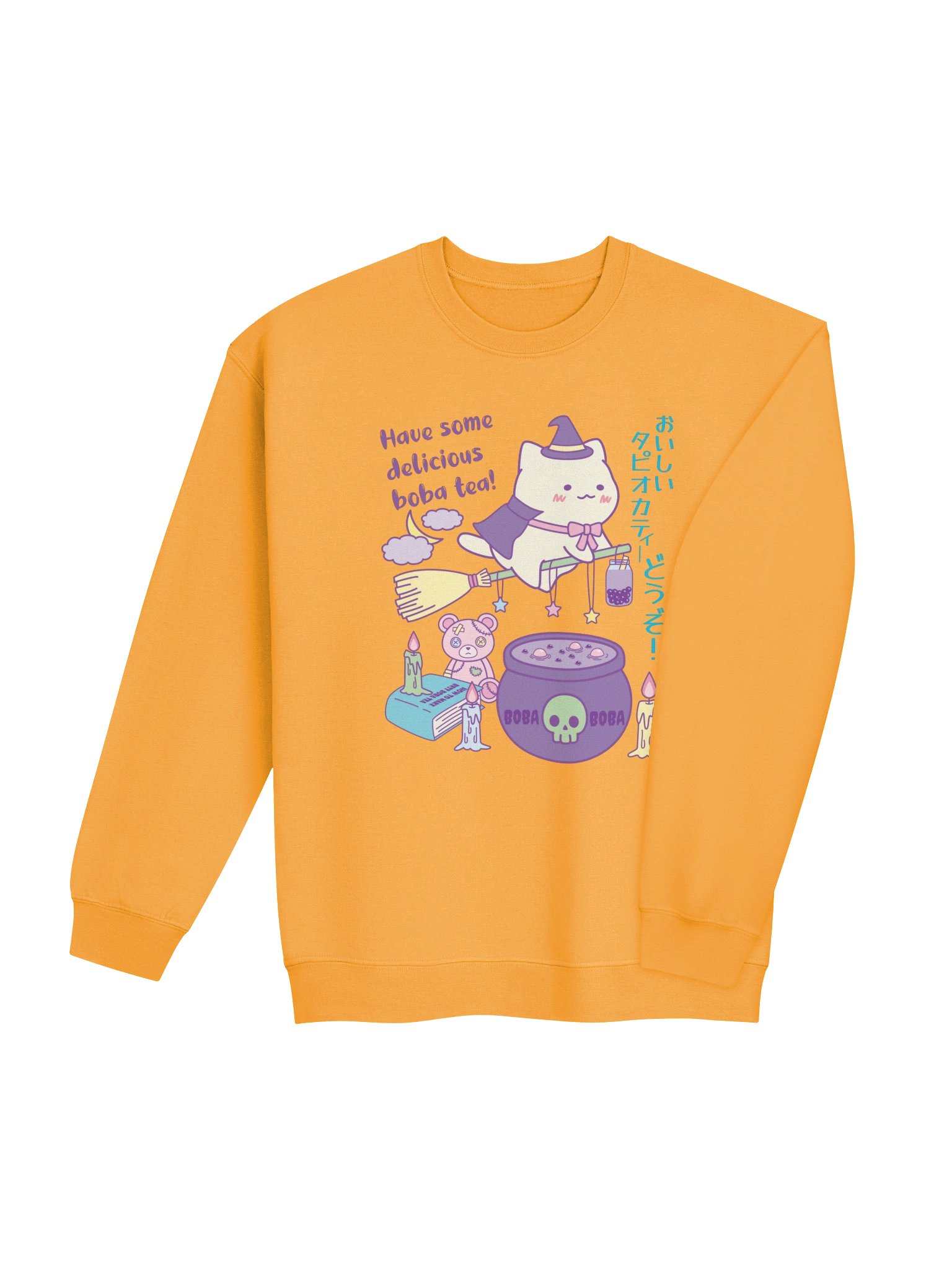 Boba Witch Cat - Unisex Adult Sweatshirt product image (15)