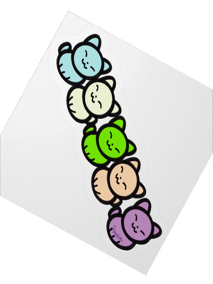 Chibi Sub Kitties Sticker product image (5)