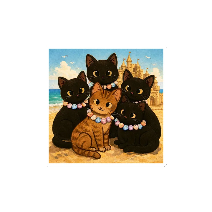 Cat brigade summer 2 magnet product image (2)