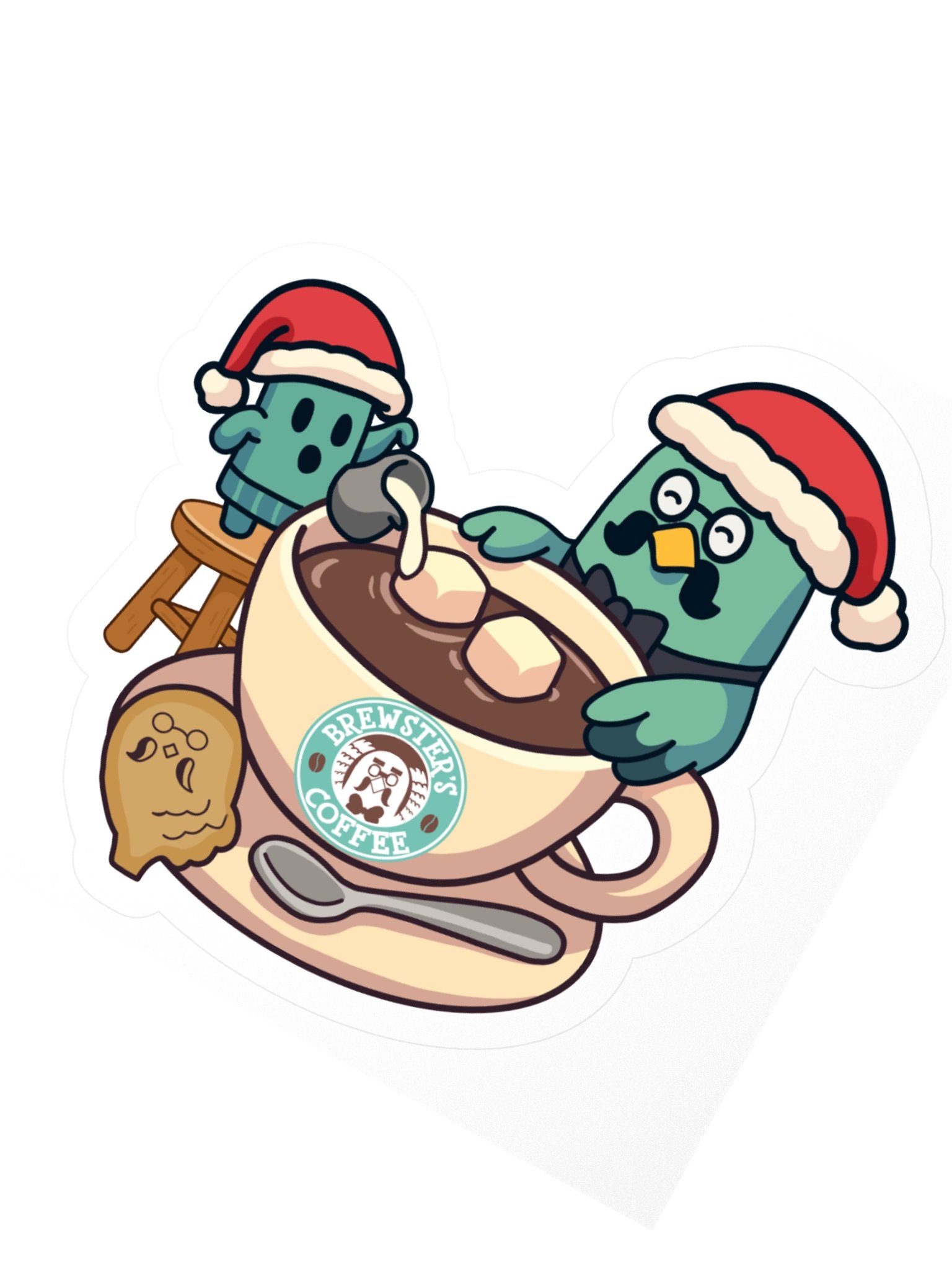 Holidays with Brewster Sticker product image (2)