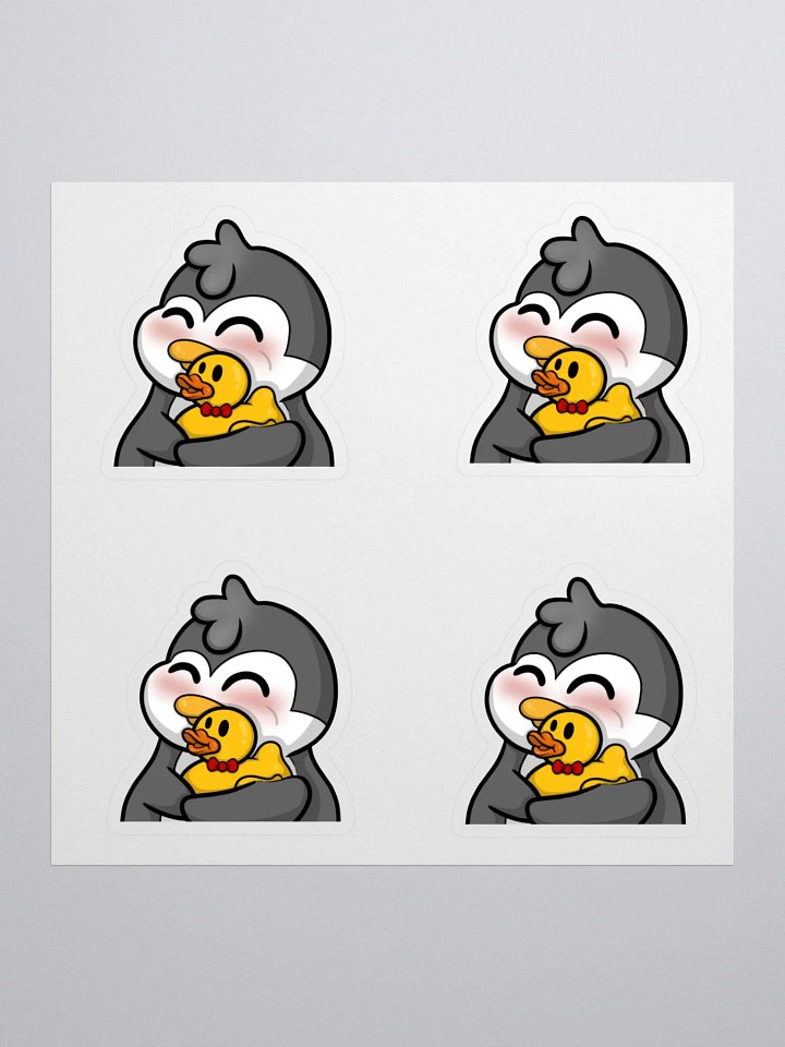 "Duckie Cuddle" Lil' Guy - Sticker Sheet product image (1)