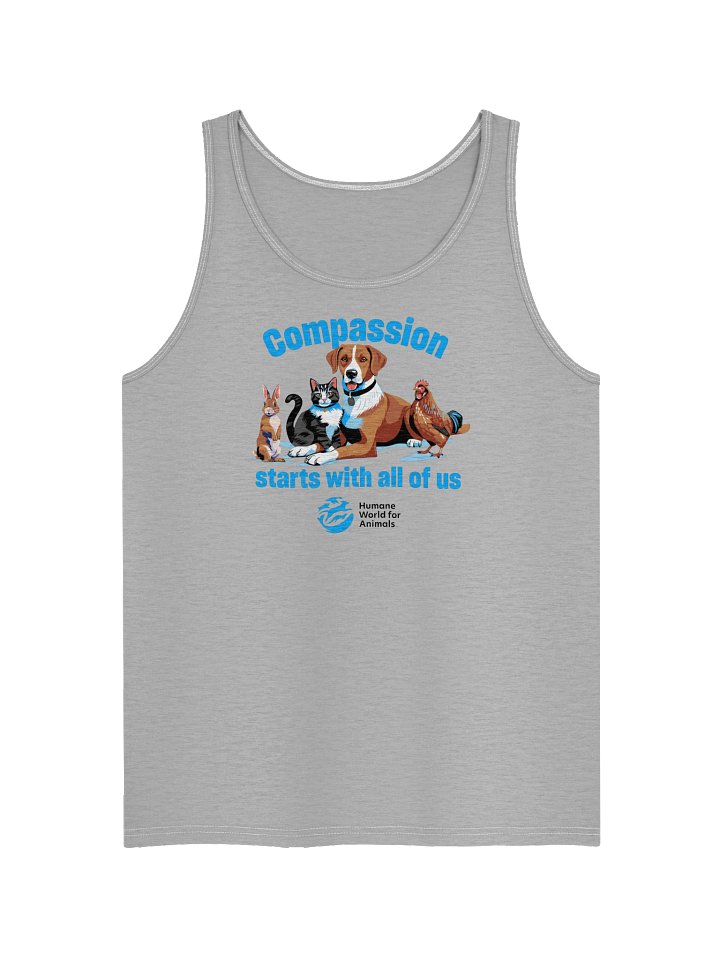Compassion starts with all of us - Illustration - Tank top product image (1)