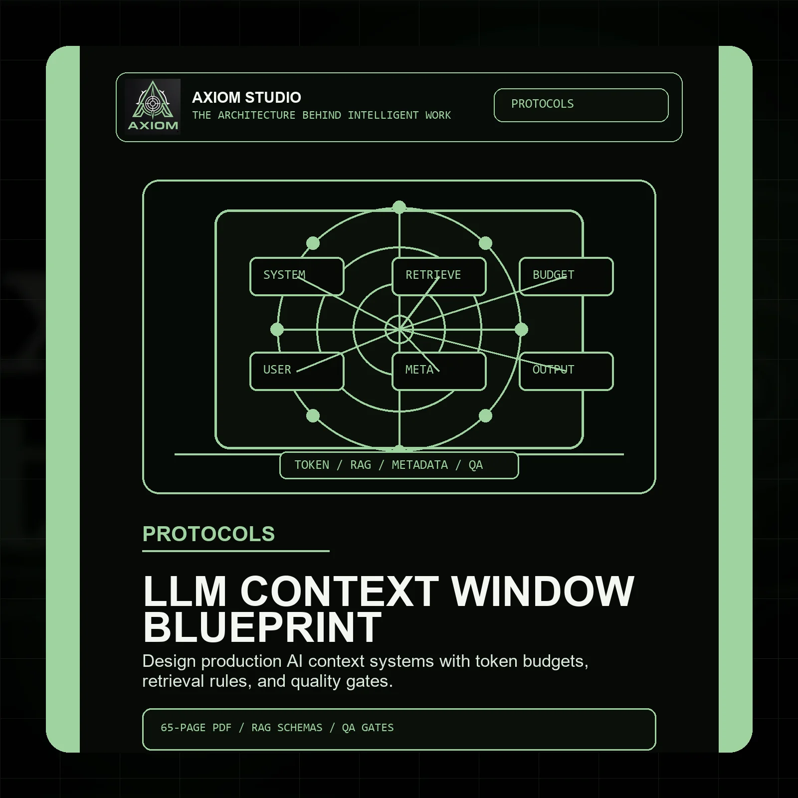 Axiom Enterprise LLM Context Window Optimisation Blueprint product image (1)