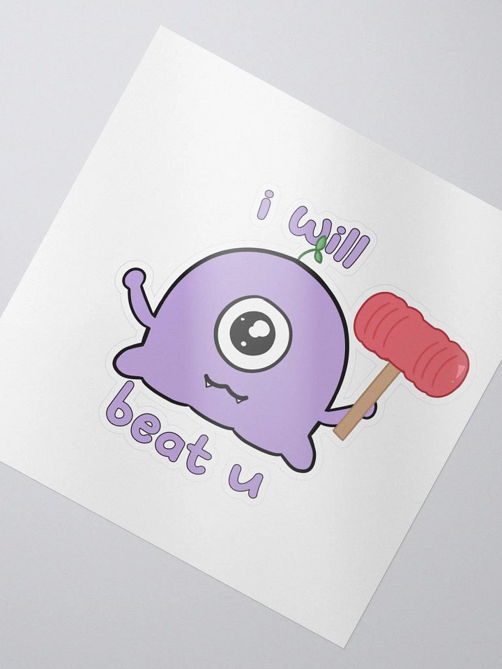 I will beat u - Alien Sticker product image (2)