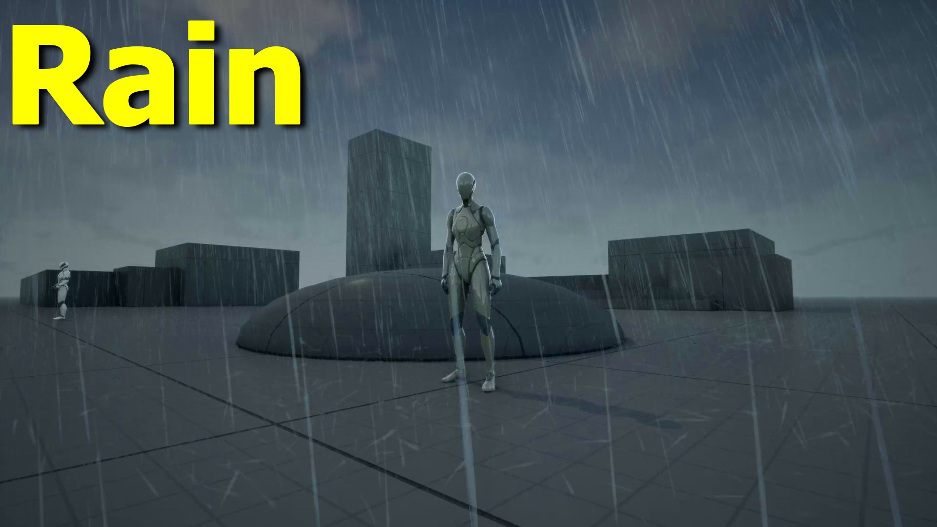 Rain in Unreal Engine 5 Niagara product image (1)