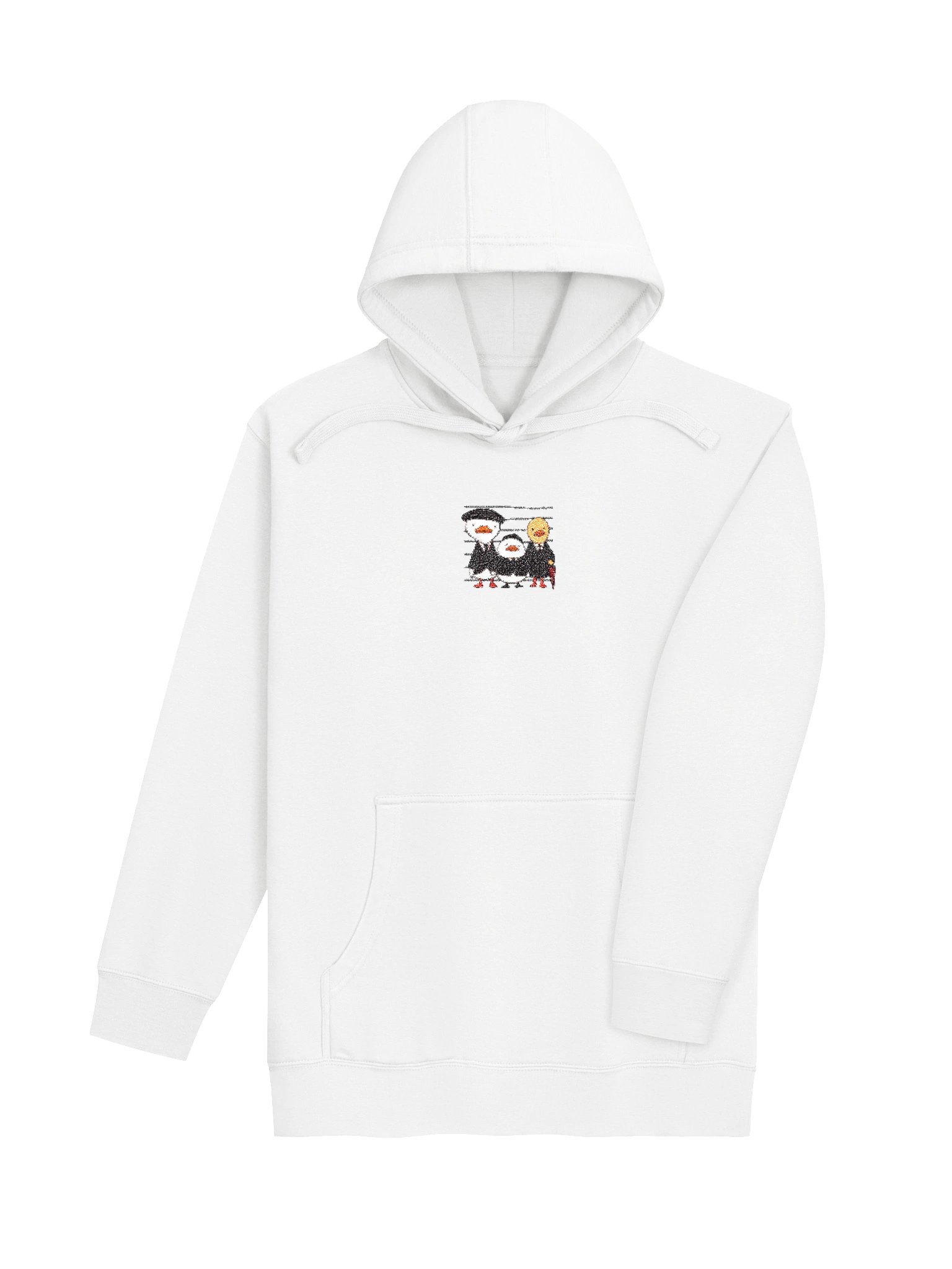 duck frenz - embroidered hoodie product image (4)