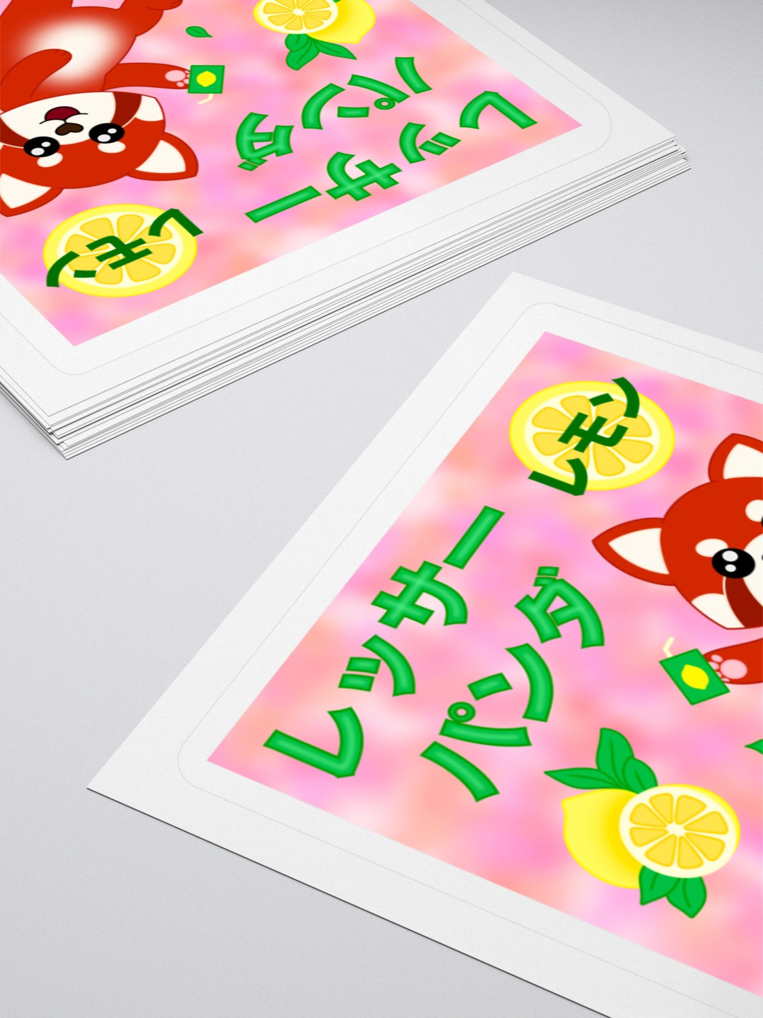 Red Panda Lemon Sticker product image (4)