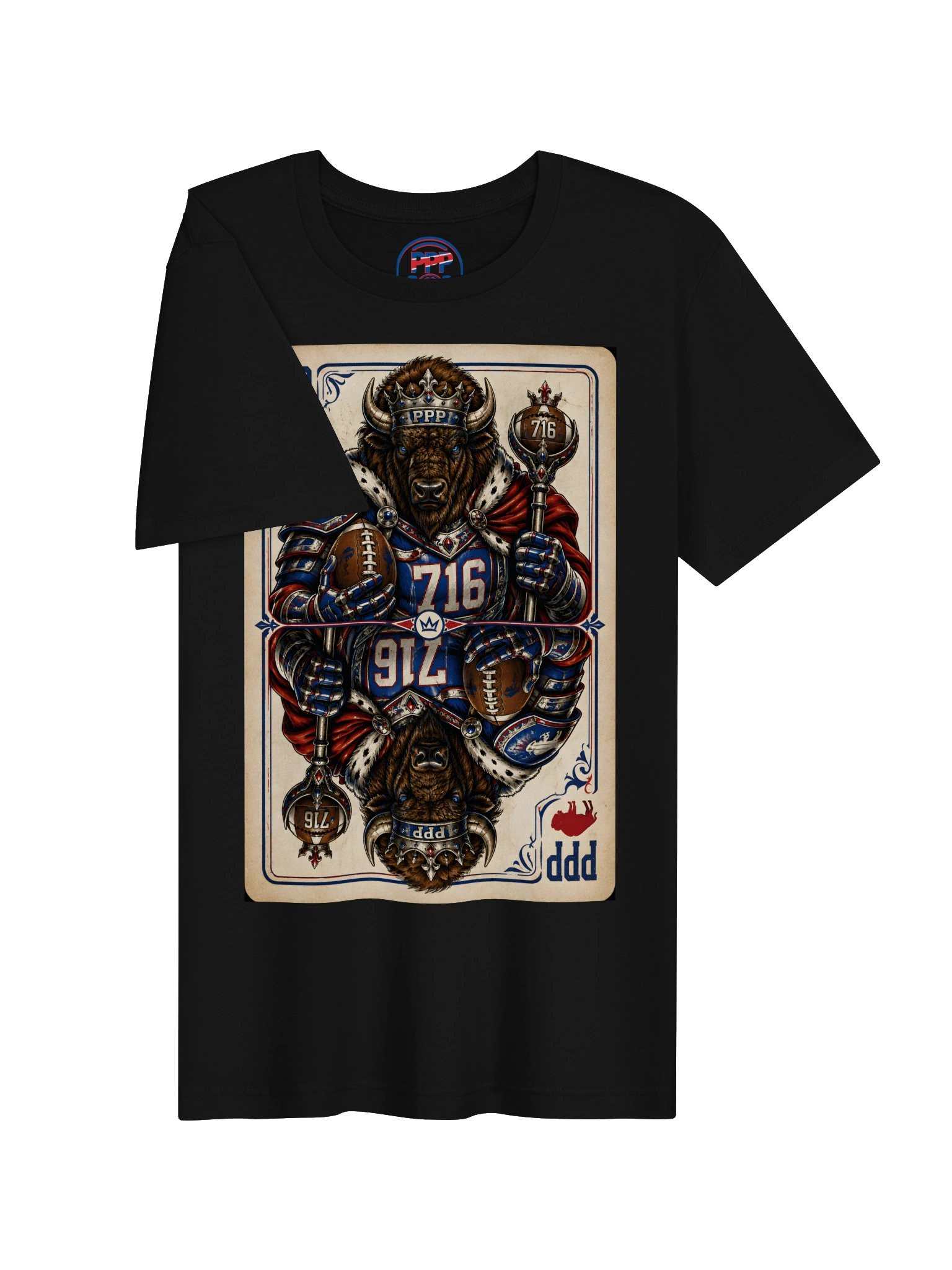PPP Buffalo Royal Card Tee product image (20)