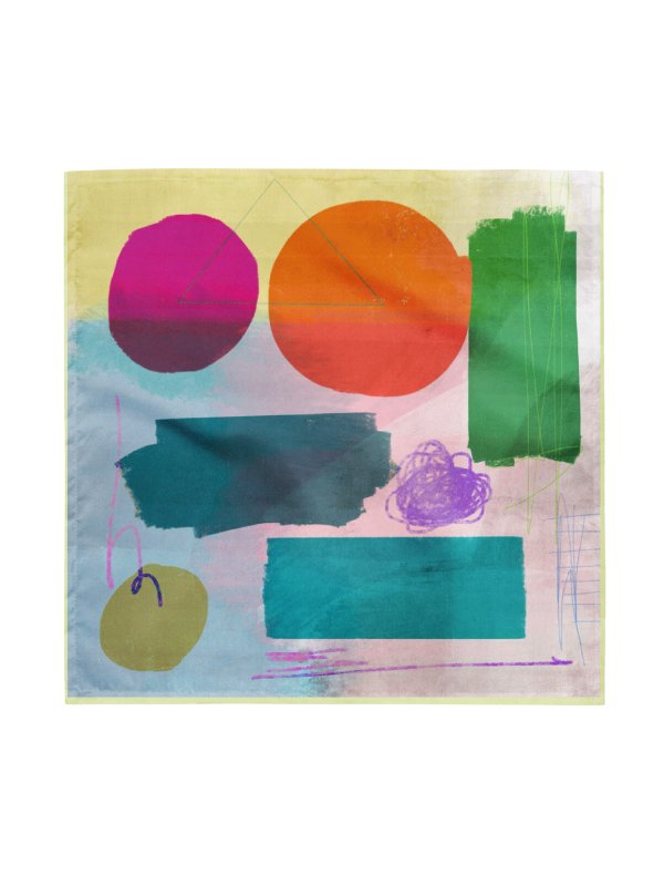 Playful Abstract Art Print Bandana product image (3)