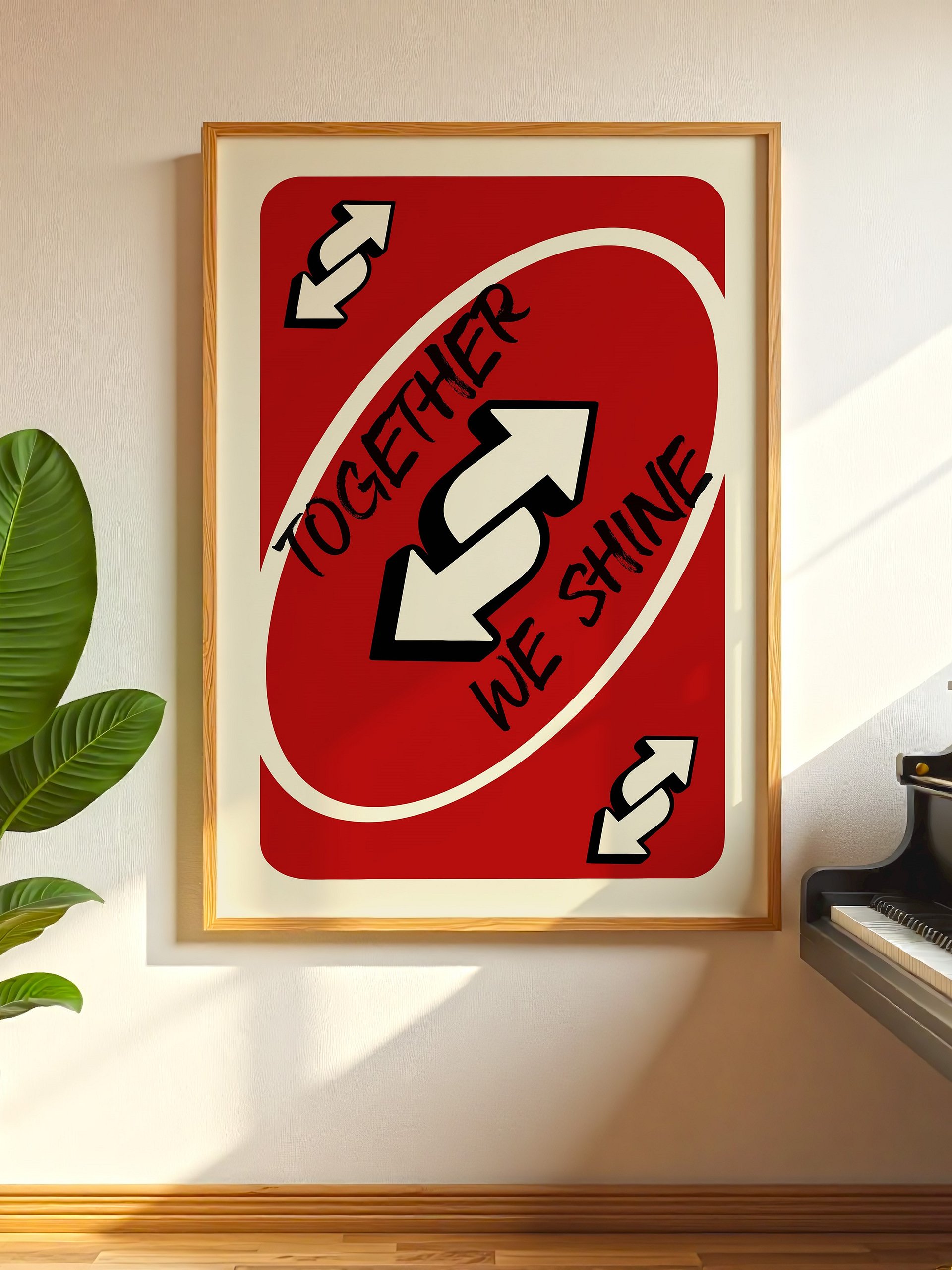 Together We Shine Wall Art Red product image (8)